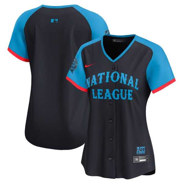 Women's National League Blank Navy 2024 All-Star Limited Stitched Baseball Jersey(Run Small),We sell and wholesale Women's National League Blank Navy 2024 All-Star Limited Stitched Baseball Jersey(Run Small) on line form chian!